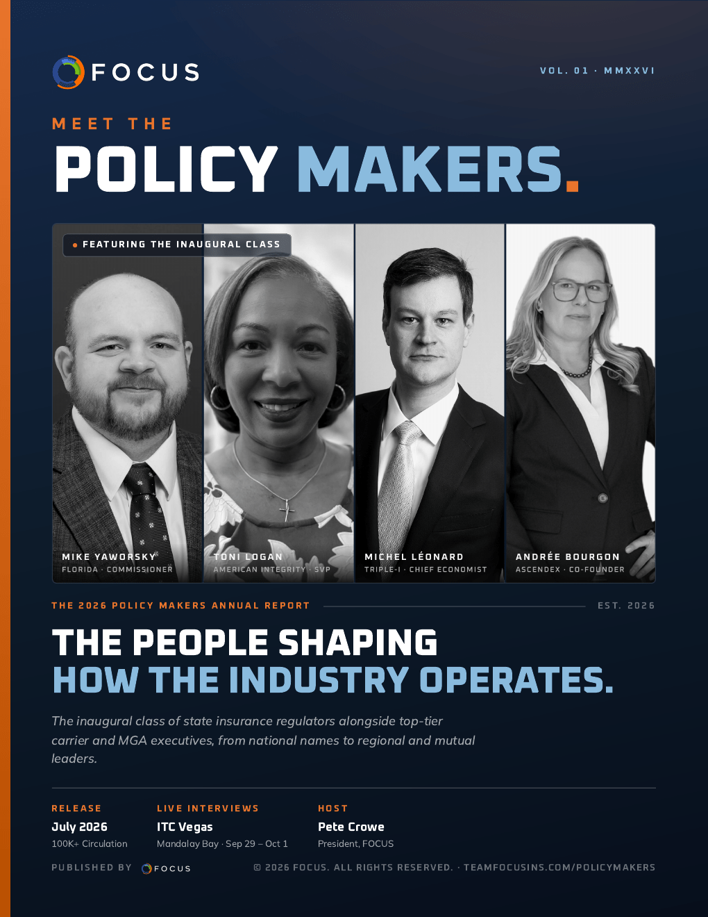Cover of the 2026 Policy Makers Annual Report